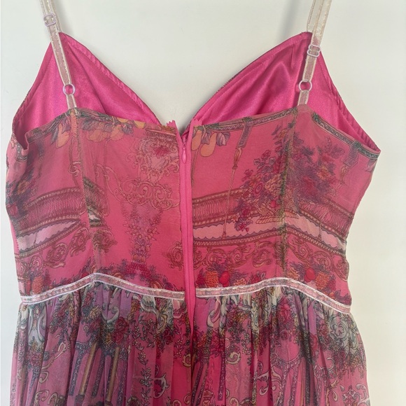 I.C.E pink silk dress - Picture 4 of 9